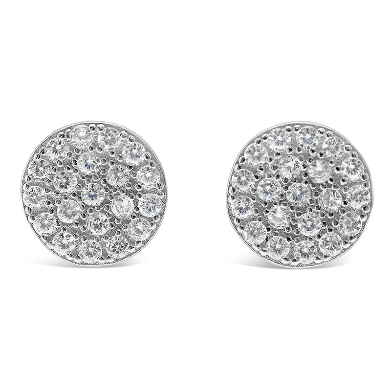 Sterling Silver Cubic Zirconia Earrings 129281
