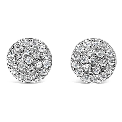 Sterling Silver Cubic Zirconia Earrings 129281