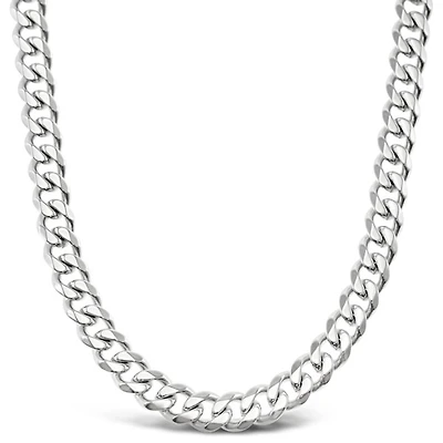 Stainless Steel 7mm Cuban Link Chain 144126