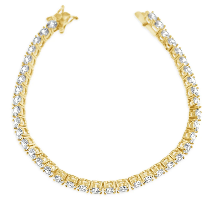 Fashion  Gold Cubic Zirconia Tennis Bracelet 142295