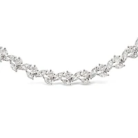 Bridal Silver Cubic Zirconia Bracelet 142899
