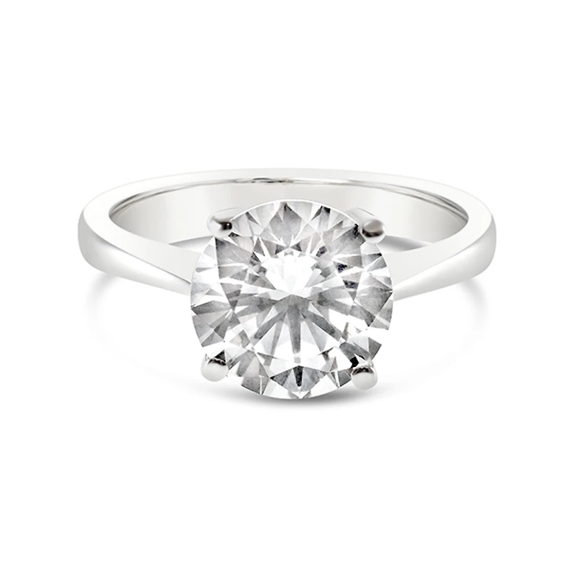 Sterling Silver Cubic Zirconia Solitaire Ring 118063