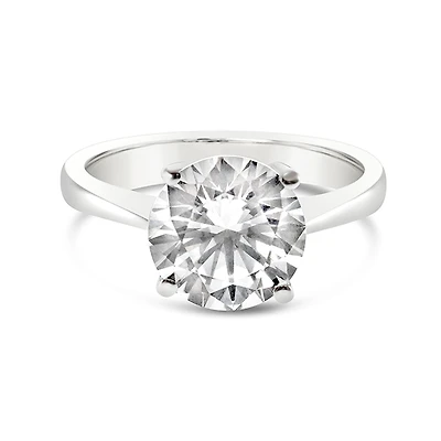 Sterling Silver Cubic Zirconia Solitaire Ring 118063