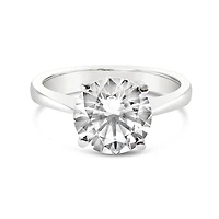 Sterling Silver Cubic Zirconia Solitaire Ring 118063