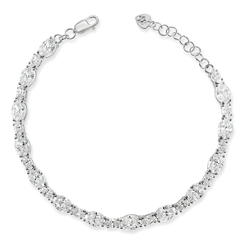 Sterling Silver Cubic Zirconia Tennis Bracelet 144940
