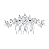 Bridal Silver Cubic Zirconia Hair Comb