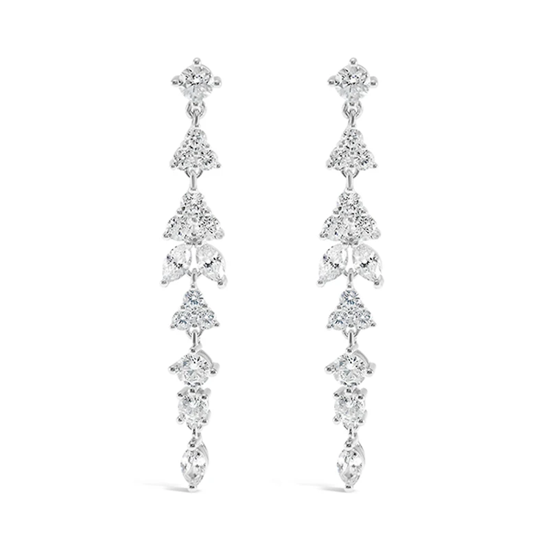 Sterling Silver Cubic Zirconia Earrings 151262
