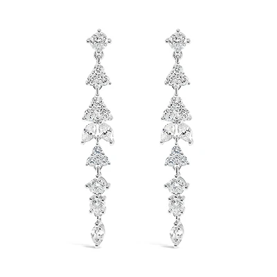 Sterling Silver Cubic Zirconia Earrings 151262