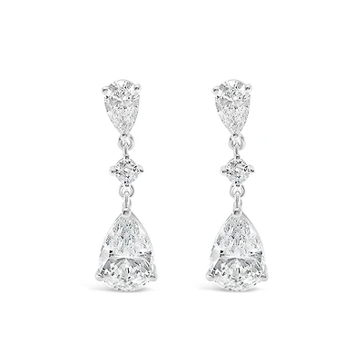 Sterling Silver Cubic Zirconia Earrings 151260