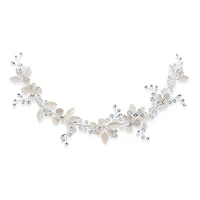 Bridal Silver leaf Hair Vine 142064