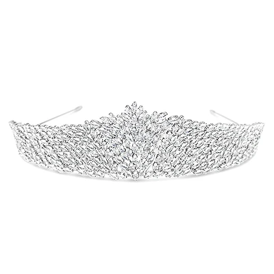 Bridal Silver Cubic Zirconia Tiara