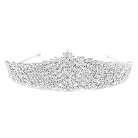 Bridal Silver Cubic Zirconia Tiara