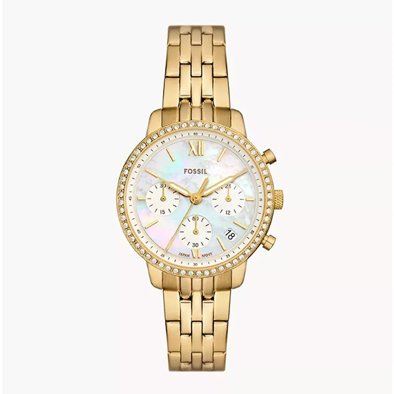 Fossil Neutra Chronograph Gold-Tone Stainless Steel Watch 152903