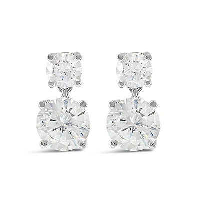 Sterling Silver Cubic Zirconia Earrings