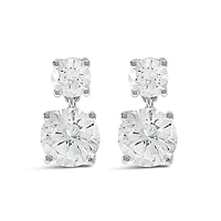 Sterling Silver Cubic Zirconia Earrings