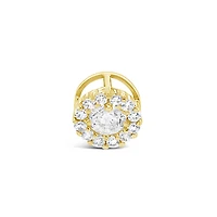 10k Yellow Gold Cubic Zirconia Pendant 153728
