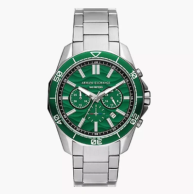 Armani Exchange Chronograph Stainless Steel Watch