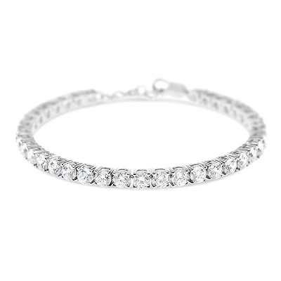 Sterling Silver 4mm Cubic Zirconia Tennis Bracelet 113761