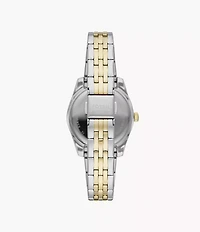 Fossil Scarlette Two Tone Stainless Steel Watch 151580