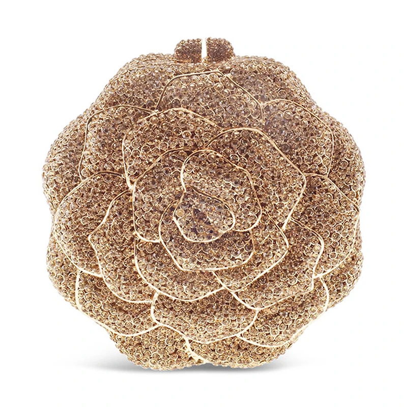 Crystal Rose Handbag Clutch