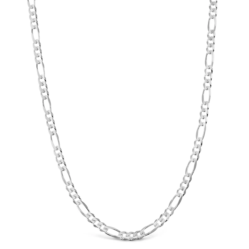 Sterling Silver 4.3mm Figaro 20" Chain Necklace 142099