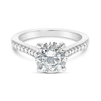 Sterling Silver Round Cubic Zirconia Ring 147711