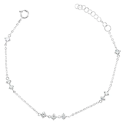 Sterling Silver Cubic Zirconia Bracelet 152238