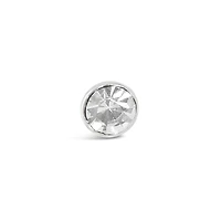 Sterling Silver Crystal 2.5mm Ball End Nose Stud 144676