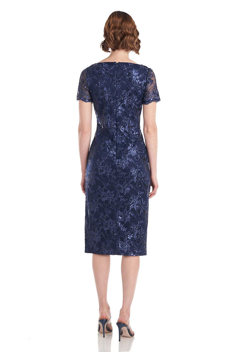 Leena Bateau Midi Dress