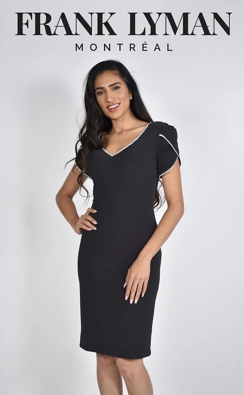 Rhinestone Accent Dress