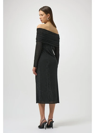 Sheath Off-Shoulder Ruched Dress