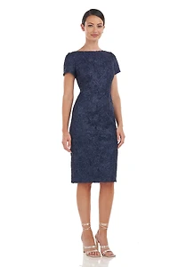 Scarlet Knee Length Dress