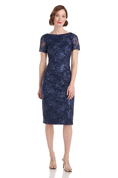 Leena Bateau Midi Dress