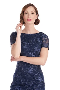 Leena Bateau Midi Dress