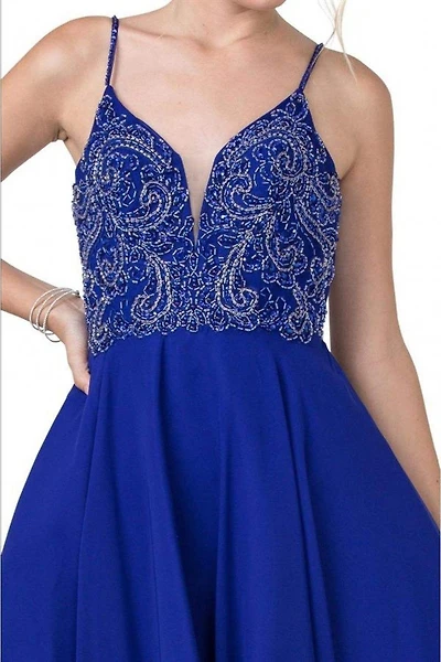 A-Line Sleeveless Cocktail Dress