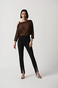 Single Cold Shoulder Knit Top