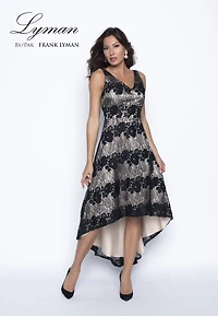 Lace High-Low Dress