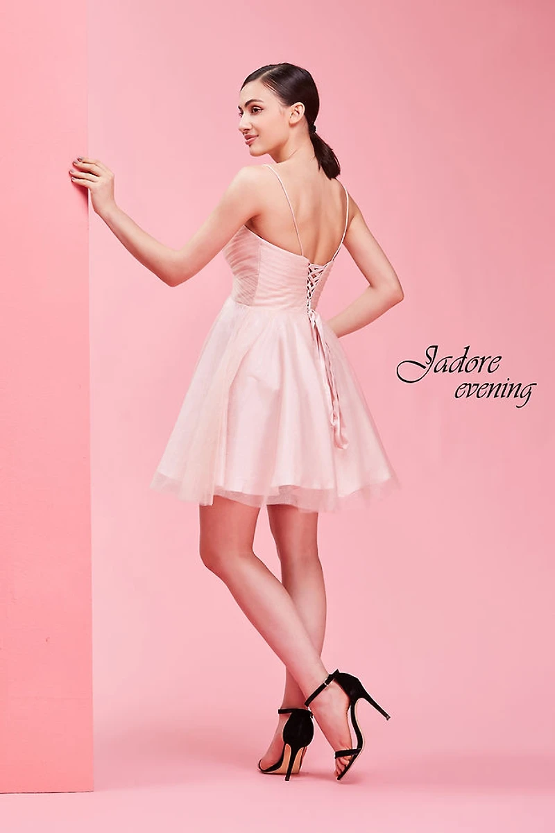 Sparkle Tulle Dress with Pleated Bodice