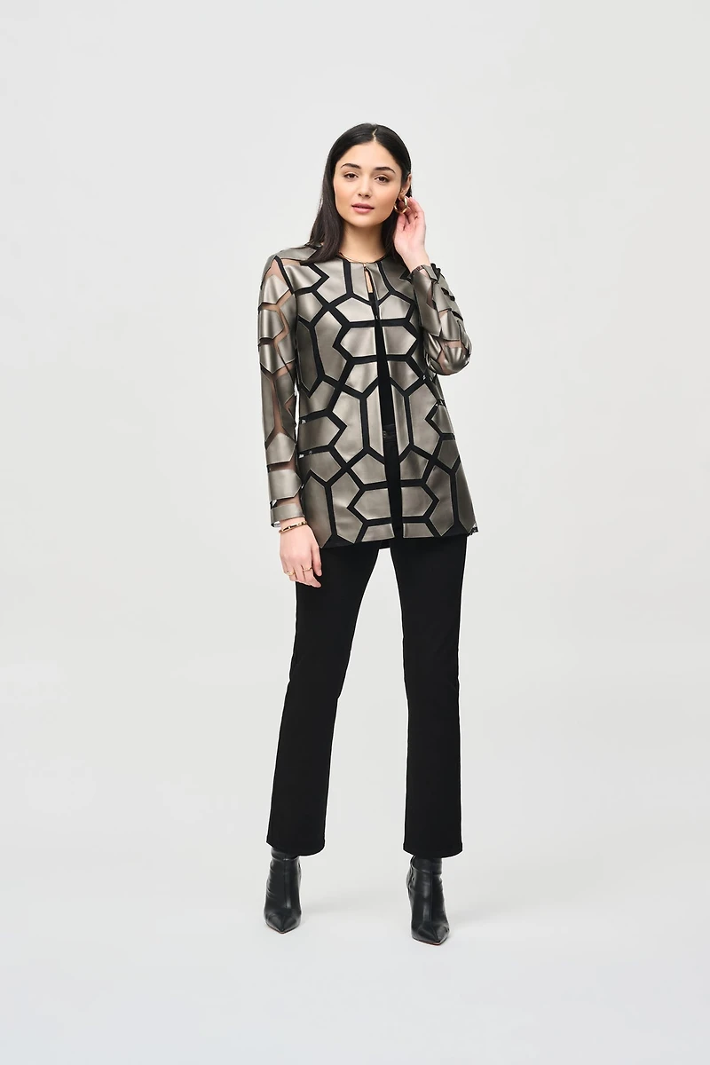 Geometric Laser-Cut Jacket
