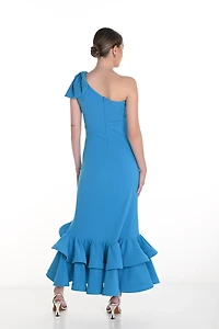 One-Shoulder Bow Dress