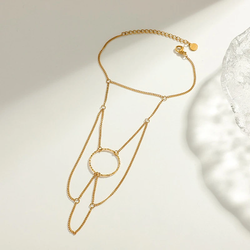 Fun Statement Connected Ring Bracelet