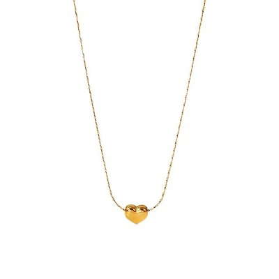 Mini Puffy Heart Necklace