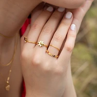 Engraved Heart Ring