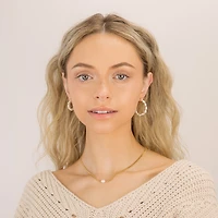 All Pearl Around Hoops