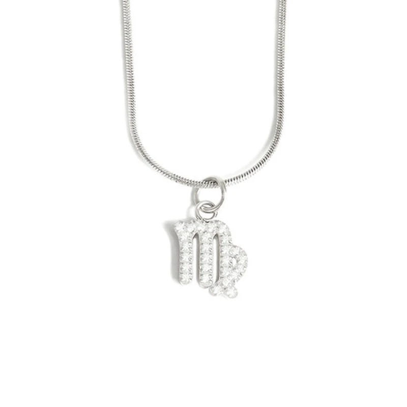 Steel Zodiac Symbol Necklace