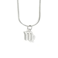 Steel Zodiac Symbol Necklace