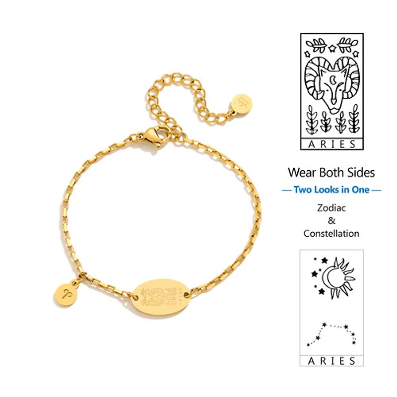 Gold Zodiac & Constellation Bracelet