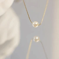 Everyday Single Pearl Necklace
