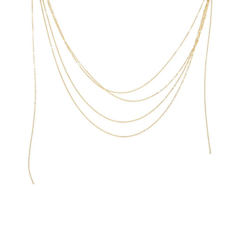 Layered Up Fringe Necklace