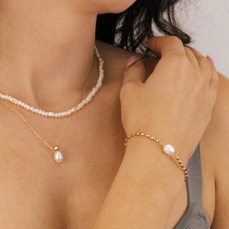 Single Freshwater Pearl Bracelet